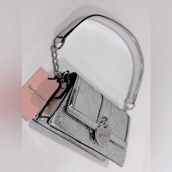 Juicy Couture Silver Simply Perfect Shoulder Bag - Picture 10 of 14